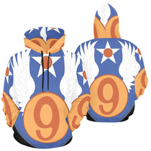 Load image into Gallery viewer, Men's All Over Print Hoodie (USA Size) (Model H13) - AAC - SSI - 9th Air Force