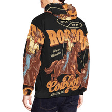 Load image into Gallery viewer, Men's All Over Print Hoodie (USA Size) (Model H13) - Rodeo Cowboy