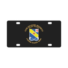 Load image into Gallery viewer, 52nd Infantry Regiment - Ready Rifles - US Army X 300 Classic License Plate