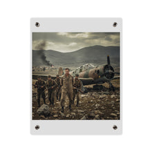 Load image into Gallery viewer, Acrylic Wall Art Panel - U.S. Air Force officer - Captured, KIA, Communist Guerrillas - AT-6 Shotdown - Cold War