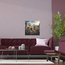 Load image into Gallery viewer, Indoor and Outdoor Silk Posters - Hannibal Battling the Roman Legions as he Enters Rome