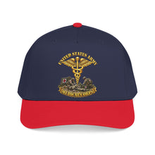 Load image into Gallery viewer, Mid Profile Baseball Cap - Army - Medical Corps - US Army w Scene - 3D - Enhanced