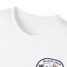 Load image into Gallery viewer, Unisex Ultra Cotton Tee - Vietnam Combat Aviation Vet w Air Crew Badges - HQ & HQ Company 12th Aviation Group Combat Blackjack - Sgt Howard Meyers - 1968-1969 SVC X 300