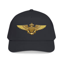 Load image into Gallery viewer, Mid Profile Baseball Cap - USCG - Aviator Badge wo txt - 3D - Enhanced