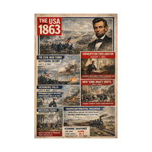 Load image into Gallery viewer, Matte Poster - THE USA - 1863