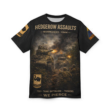 Load image into Gallery viewer, 758th Tank Battalion Normandy 1944 Tuskers in the Hedgerow Tee