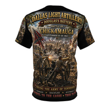 Load image into Gallery viewer, Dallas Light Artillery - Battle of Chickamauga Tribute Tee - Douglas's Battery - September 19-20, 1863
