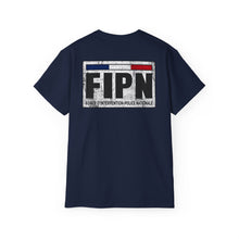 Load image into Gallery viewer, Unisex Ultra Cotton Tee - Distressed FIPN police emblem