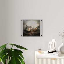 Load image into Gallery viewer, Acrylic Wall Art Panel - M10 Wolverine battles German Panzer Tank WWII