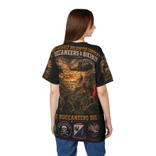 Load image into Gallery viewer, 170th Assault Helicopter Company Tribute Tee — "Bikinis & Buccaneers Into the Fire"- Vietnam Air Warriors