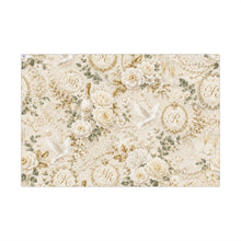 Load image into Gallery viewer, Gift Wrap Paper — Elegant wedding pattern with gold accents