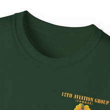Load image into Gallery viewer, Unisex Ultra Cotton Tee - Vietnam Combat Aviation Vet w Air Crew Badges - 12th AVN Group Combat - Sgt Howard Meyers - 1968-1969 SVC X 300