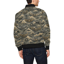 Load image into Gallery viewer, Bomber Jacket - Vintage Military Aviation Emblem Pattern