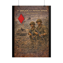 Load image into Gallery viewer, Rolled Posters - 5th Infantry Division - Vietnam War 1st Brigade in Quang Tri