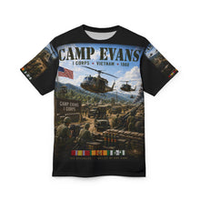 Load image into Gallery viewer, Camp Evans - I Corps, Vietnam - Tribute Tee — "Tet Offensive and Relief of Khe Sanh"