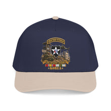 Load image into Gallery viewer, Mid Profile Baseball Cap - Army - 2nd Infantry Division w Br - Ribbon COLD WAR Vet Tab - Korea - 3D - Enhanced