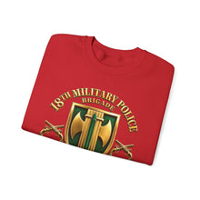 Load image into Gallery viewer, Crewneck Sweatshirt - Army - 18th MP Brigade - V Corps- COLD SVC - 3d Enhanced X 300