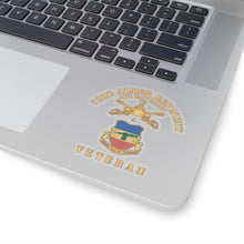 Load image into Gallery viewer, Kiss-Cut Stickers - 4th Battalion 73rd Armor Regiment - Veteran W DUI wo At War - Br X 300