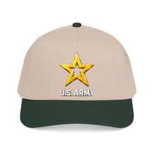 Load image into Gallery viewer, Mid Profile Baseball Cap - Army Star W Us Army w White Star - 3D - Enhanced