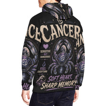 Load image into Gallery viewer, Cancer - Soft Heart, Sharp memory Men's All Over Print Hoodie (USA Size)