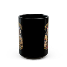 Load image into Gallery viewer, Black Mug (15oz) - Army - Todays Buffalo Soldiers in Iraq - OIF - Cavalrymen at War w IRAQ SVC - 3D - Enhanced