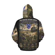 Load image into Gallery viewer, AOP Hoodie - 23rd Infantry Division Americal Vietnam - Jungle Warriors - ChuLai Basecamp Men's All Over Print Hoodie (USA Size) (Copy)