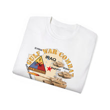Load image into Gallery viewer, Unisex Ultra Cotton Tee - Gulf War Combat Armor Vet w 1st Armored Division X 300