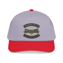 Load image into Gallery viewer, Mid Profile Baseball Cap - USCG - Boarding Officer w txt - 3D - Enhanced