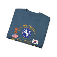 Load image into Gallery viewer, Unisex Tee, Military T-Shirt, Military Veteran Gift, Patriotic Shirt, Army Apparel - USAF - 21st Tactical Air Support Squadron - 9th Infantry Division - ROK w VN SVC - V3 - Group X 300