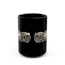 Load image into Gallery viewer, Black Mug (15oz) - USCG - Coxswain wo txt- 3D - Enhanced