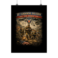 Load image into Gallery viewer, Matte Poster - 11th Airborne Division - The Angels