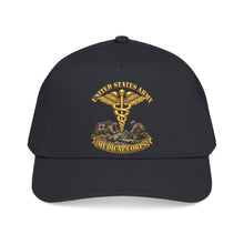 Load image into Gallery viewer, Mid Profile Baseball Cap - Army - Medical Corps - US Army w Scene - 3D - Enhanced