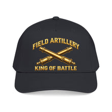 Load image into Gallery viewer, Mid Profile Baseball Cap - Field Artillery - King of Battle - 3D - Enhanced