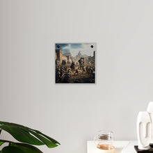 Load image into Gallery viewer, Acrylic Wall Art Panel - Hannibal Battling the Roman Legions as he Enters Rome