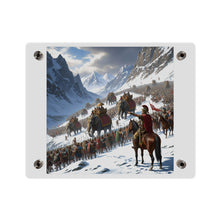 Load image into Gallery viewer, Acrylic Wall Art Panel - Hannibal Crossing the Alps to Atttack Rome
