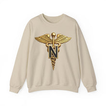 Load image into Gallery viewer, Crewneck Sweatshirt - Army Nurse Corps Branch Insignia - 3D - Enhanced