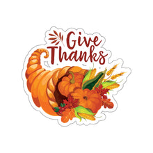 Load image into Gallery viewer, Die-Cut Stickers - Thanksgiving - Give Thanks