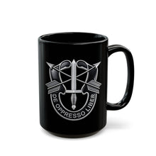 Load image into Gallery viewer, Black Mug (15oz) - SOF - Special Forces DU wo Txt - 3D Enhanced X 300