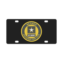 Load image into Gallery viewer, US Army Soldier for Life X 300 Classic License Plate