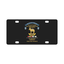 Load image into Gallery viewer, 8th Infantry Division Scroll - 1st Bn, 2nd Field Artillery Regiment - Baumholder Germany - Cold War Classic License Plate