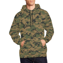 Load image into Gallery viewer, AOP Hoodie - USMC Camouflage Pattern Men's All Over Print Hoodie (USA Size) (Model H13) (Copy)