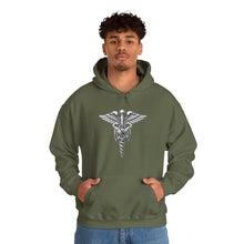 Load image into Gallery viewer, Hoodie – Army Medical Service Corps (MS) Branch Insignia - 3D - Silver - Enhanced