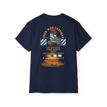 Load image into Gallery viewer, WWII Veteran Unit Tribute Tee — 3rd Infantry Division Tank & Honor Design - Front & Back