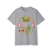 Load image into Gallery viewer, Unisex Ultra Cotton Tee - Vietnam Combat Veteran w 20th Engineer Brigade SSI - Dong Tam X 300