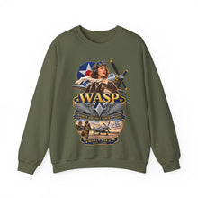 Load image into Gallery viewer, Crewneck Sweatshirt - WASP - Women Airforce Service Pilot - WWII - 3D - Enhanced