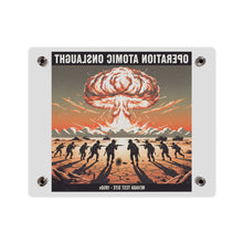 Load image into Gallery viewer, Acrylic Wall Art Panel - Atomic Testing in Nevada Desert Operation Fury - Toward the attack
