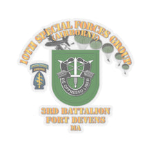 Load image into Gallery viewer, Kiss-Cut Stickers - SOF - 3rd Bn 10th SFG - Ft Devens MA