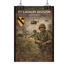 Load image into Gallery viewer, Posters - 1st Cavalry Division in Ia Drang