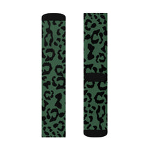Load image into Gallery viewer, Sublimation Socks - Leopard Camouflage - Green-Black