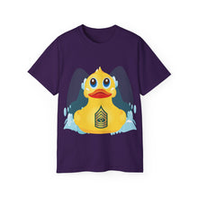 Load image into Gallery viewer, Unisex Ultra Cotton Tee - Yellow Rubber Duck - Front with Water - First Sergeant